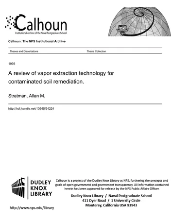 Más sobre Una Revisión de la Tecnología de Extracción de Vapores para la Remediación de Suelos Contaminados