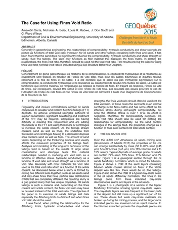 Más sobre El Caso del Uso del Índice de Vacíos de Finos.