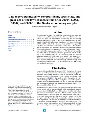 Más sobre Compresibilidad y Estado de Estrés.